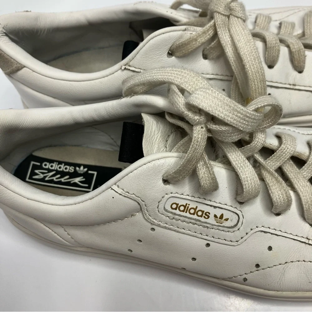 Adidas originals‎ super sleek white sneakers size 7